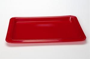 紅色塑膠托盤